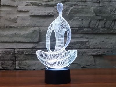 Creative colorful LED 3D lights