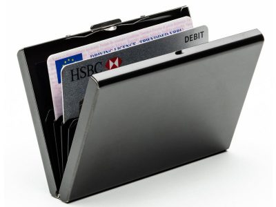 Business stainless steel metal card box