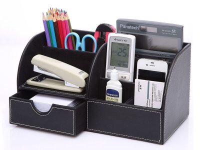 Business leather pen holder